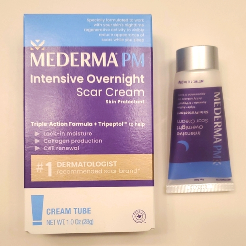 PM Intensive Overnight Scar Cream - Purple and White